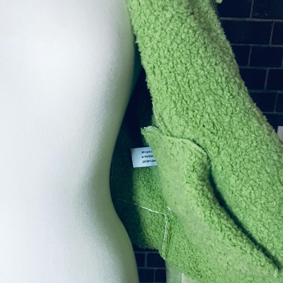 WILSONS LEATHER LIME GREEN LEATHER JACKET - Picture 15 of 16